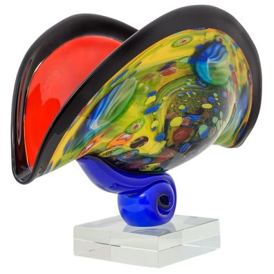 Glasschale im Italien Murano-Antik-Stil 43cm 6kg Glas Schale glass bowl Schüssel
