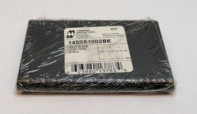 Hammond 1455A1002BK Alu-Profilgehäuse 100x70x12 schwarz eloxiert