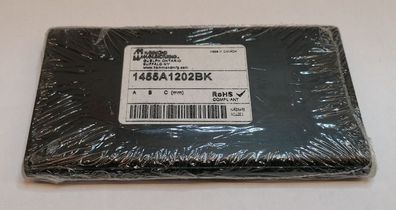 Hammond 1455A1202BK Alu-Profilgehäuse 120x70x12 schwarz eloxiert