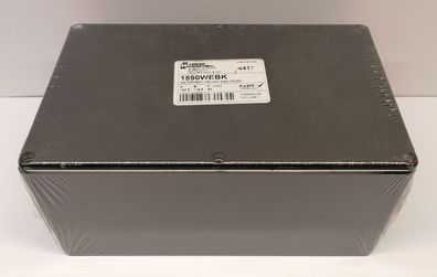 Hammond 1590WEBK Alu Gehäuse 187.5x119.5x82 schwarz