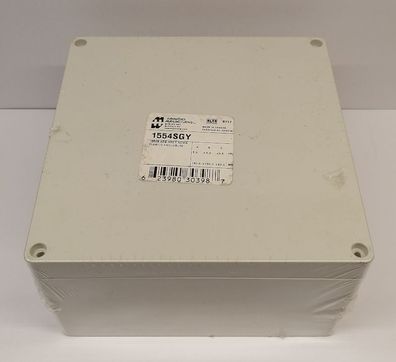 Hammond 1554SGY Kunststoff-Gehäuse 160x160x90 grau