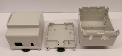 ABS Gehäuse MR4/HD-A1 Arduino 72x63x96 hellgrau DIN-Hutschiene