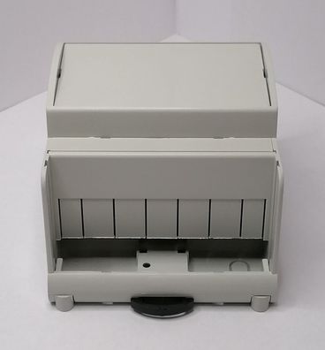 ABS Gehäuse MR4-HD-SC 72x63x96 hellgrau DIN-Hutschiene