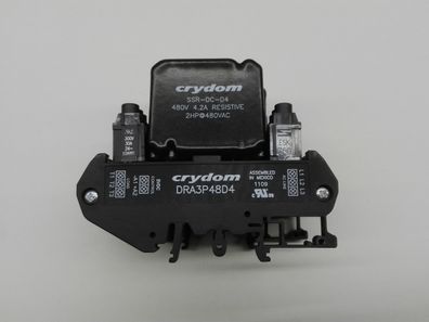Crydom DRA3P48D4 Solid State Relay DIN Hutschiene 3PH 480VAC 4A 5VDC