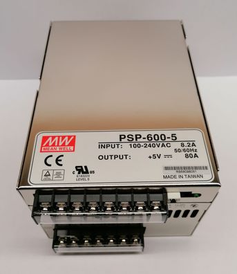 Mean Well PSP-600-5 Netzteil Case 5V 80A
