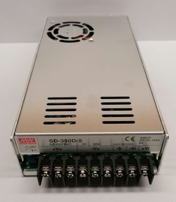 Mean Well SD-350D-5 DC/DC Wandler 300W IN: 72-144V OUT: 5V 60A