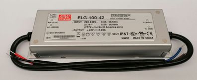 Mean Well ELG-100-42 LED Netzteil KSQ 95W 42V 2,28A CC+CV IP67