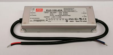 Mean Well ELG-100-42A LED Netzteil KSQ 95W 42V 2,28A CC+CV + einstellbar