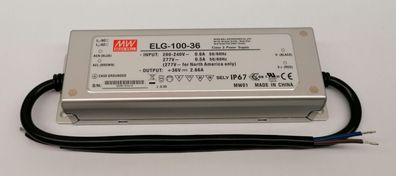 Mean Well ELG-100-36 LED Netzteil KSQ 96W 36V 2,66A CC+CV