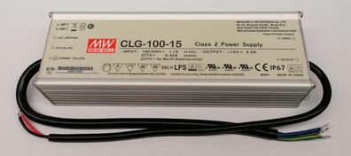 Mean Well CLG-100-15 Led Netzteil KSQ 75W 15V 5A CV+CC
