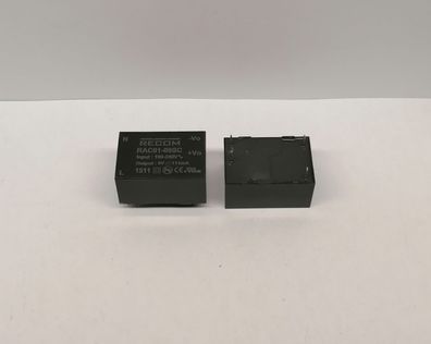 Recom RAC01-09SC SNT Modul 1W 9V/111mA