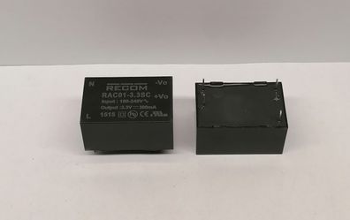 Recom RAC01-3.3SC SNT Modul 1W 3,3V/300mA