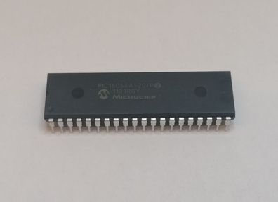 Microchip MCU PIC16C64A-20/P 2Kx14 OTP 33I/O 20MHz DIP40