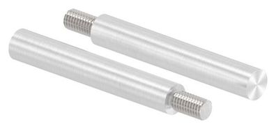 Edelstahl Trägerstift Ø 12 x 75 mm - M8x15 / zum Anschweißen (V4A)