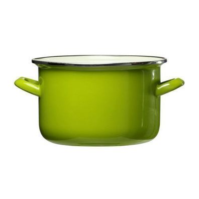 Kochtopf Suppentopf Damkochtopf 20 cm 3,6 l Grün EMALIA OLKUSZ