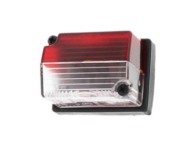 Positions-/Schlussleuchte 12–24V | Rot/Weiß | robust