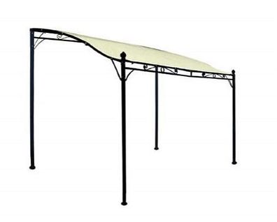 Anbau-Pavillon Mantova 3x3 Meter, ecru