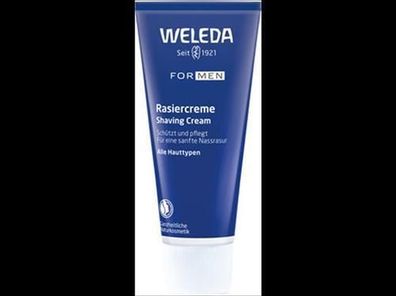 Weleda 6x WELEDA For Men Rasiercreme 75ml
