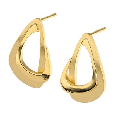 Ohrhänger - Edelstahl - Gelbgold beschichtet