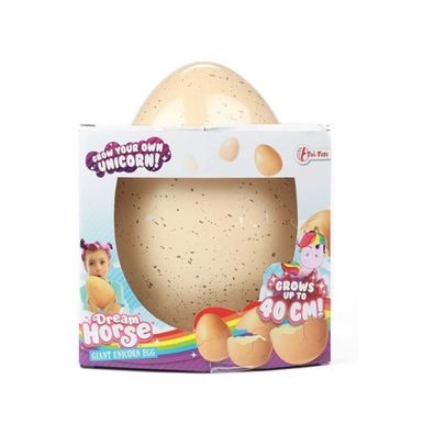 Toi-Toys DREAM HORSE XXL Schlüpf-Ei Einhorn Magisches Ei Spielzeug Huhn Eier