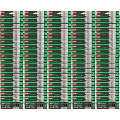 PATONA Premium 1000x AA Batterien (100x10er) Pack 1,5V Alkaline