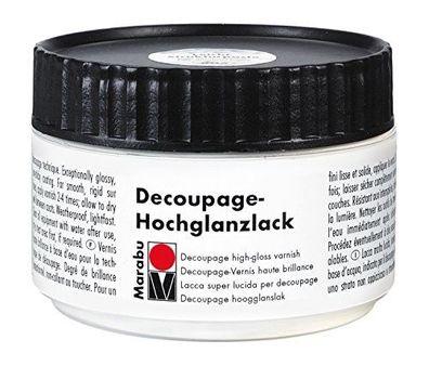 Marabu Decoupage HochglanzlackFarbe Basteln 50ml