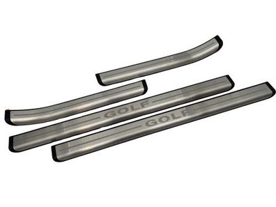 Original Einstiegsleisten Set VW Golf 5 V 6 VI Variant Alu gebürstet 4x Einstieg