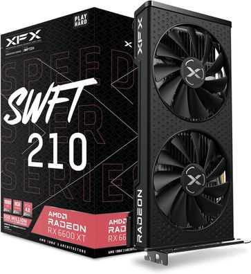 XFX Speedster SWFT210 Radeon RX 6600 XT CORE Gaming Grafikkarte mit 8GB