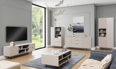 FurMeb24 TV-Lowboard NUBIA 150 x 52 cm