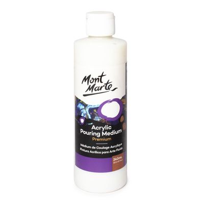 Mont Marte - Premium Pouring Medium - 240ml, Flüssiges Malmittel