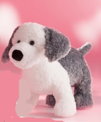 Plüschtier Plüsch Hund Bobtail "Buby" groß 22 cm