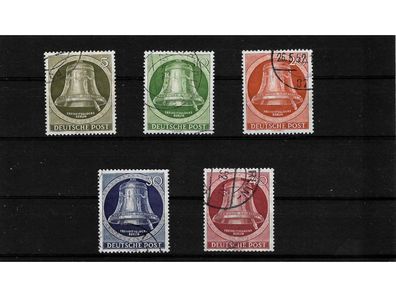 Berlin, gestempelt, MiNr. 82-86, Freiheitsglocke (II)
