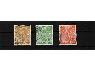Berlin, gestempelt, MiNr. 88-90, Olympia