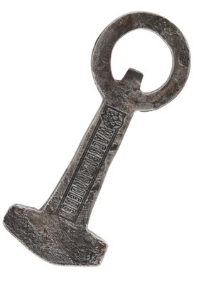 Thorshammer-Flaschenöffner mit Logo - Wacken Brauerei