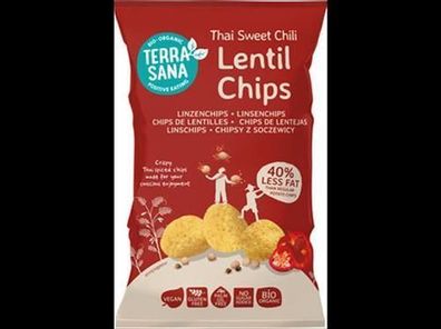 TerraSana 3x Linsenchips Thai Sweet Chili 75g