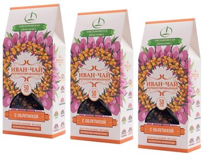 Ivan Tee mit Sanddornbeeren 3 x 50 g Weidenröschen Fermentiert