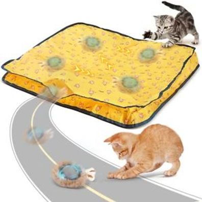 Bewegungs Aktiviertes Interaktives Katzen Ballspiel Zeug Mit Schnell Rollendem