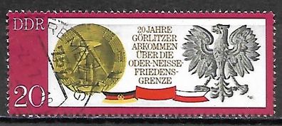 DDR gestempelt Michel-Nummer 1591