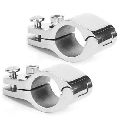 2 Stück Bimini Top Jaw Slide Clamp Stahl Boot Hardware Fitting Für Aufblasbare