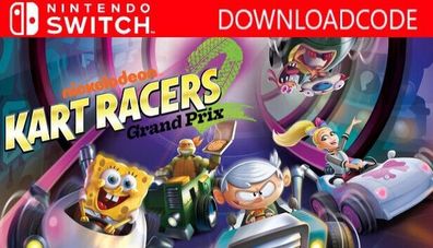 NEU für Nintendo Switch Spiel Nickelodeon Kart Racers 2 Grand Prix Game Key NEW