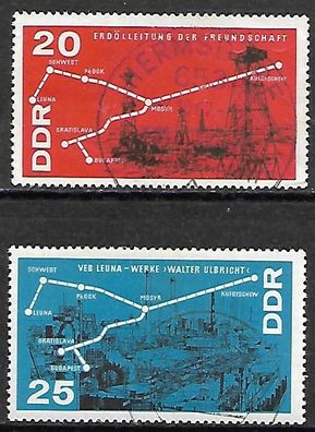 DDR gestempelt Michel-Nummer 1227-1228