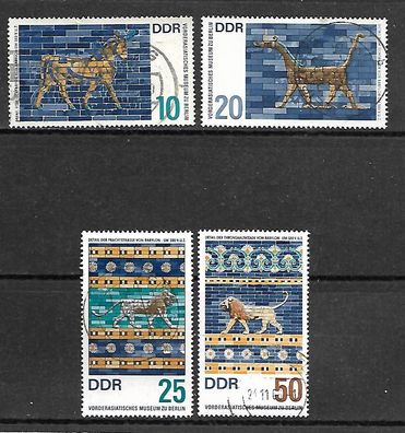 DDR gestempelt Michel-Nummer 1229-1232
