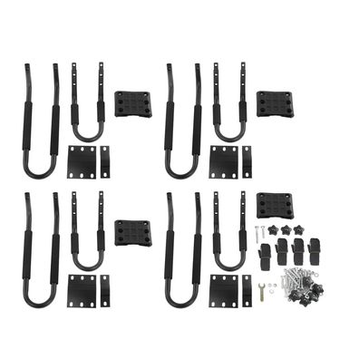 Kajak-Dach-Top-Montageständer, 2 Paar, Auto-Träger, Top-Halter, Pulverbeschichtung
