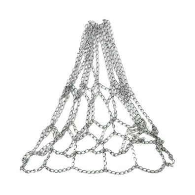 Metal Chain Basketball Net Rustproof Galvanized Iron Basketball Net Replacement
