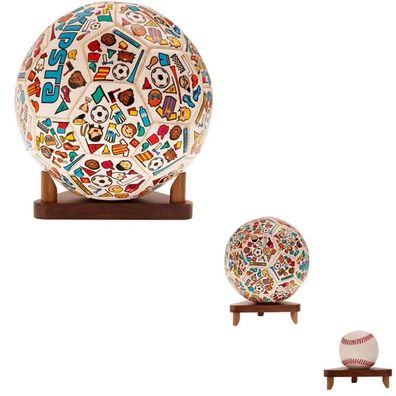 Holz Ball Display Rack Ball Display Stand Sport Ball Lagerung Rack