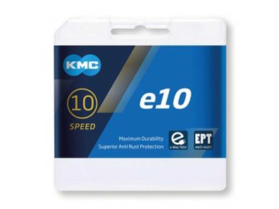 Schaltungskette KMC e10 EPT Anti-Rost 1/2" x 11/128" 136 Glieder 5,88mm 10-f