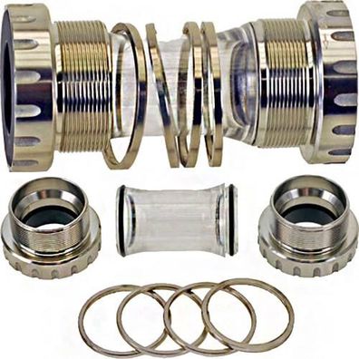 Innenlager aussenliegend BSA, für Hollowtech-II von NECO, Messingschlager, 359305