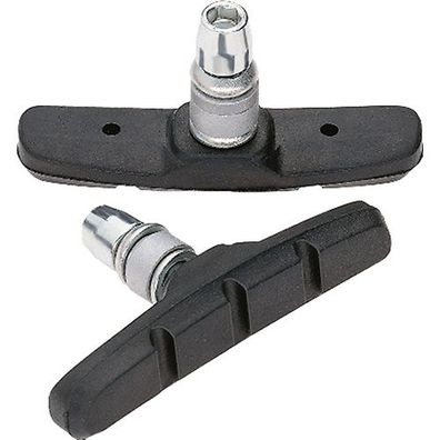 Bremsschuh Alhonga, V-Brake, symm, schwarz, 70mm, 1 Paar, für Alufelge, Point,