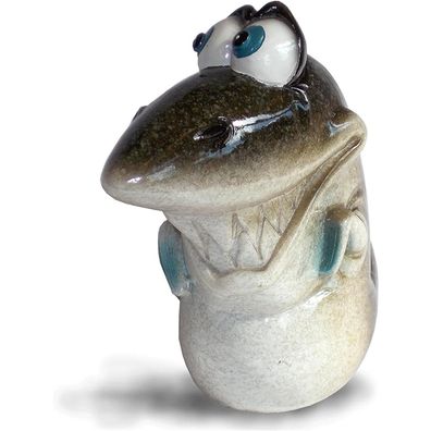 Maritime Kleingeld Spardose Hai aus Polyresin Zum Wiederverschließen