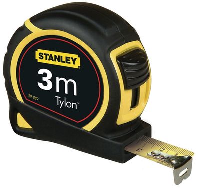 Taschenrollbandmaß Tylon™ L.8m B.25mm mm/cm EG II Ku. Doppelendh. SB Stanley